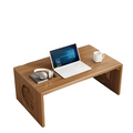 NNETM Folding Bamboo Coffee Table - Tatami-Style
