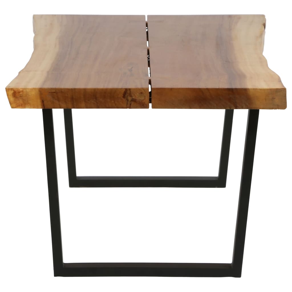 NNEVL Coffee Table Solid Suar Wood 102x56x41 cm