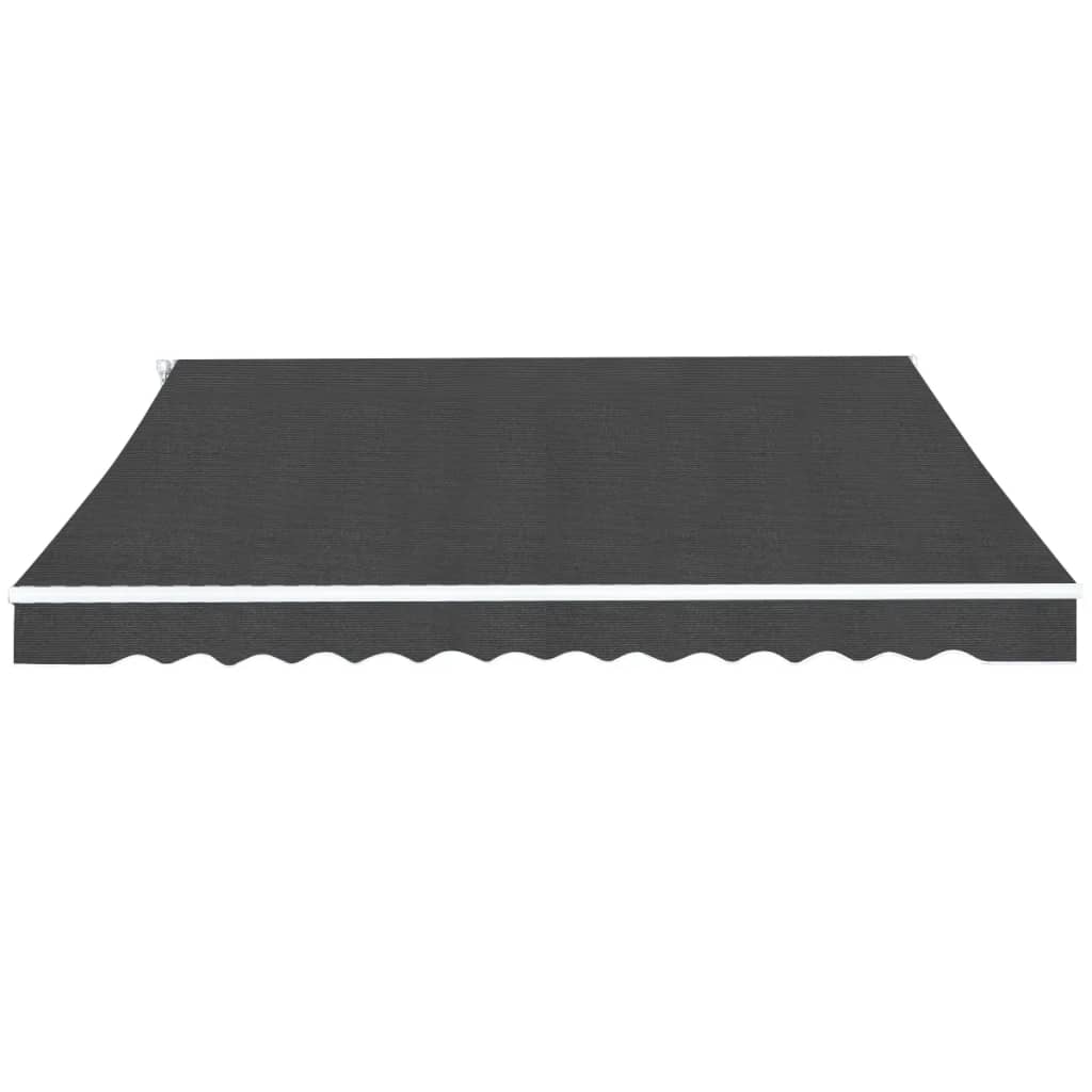 NNEVL Folding Awning Manual Operated 400 cm Anthracite