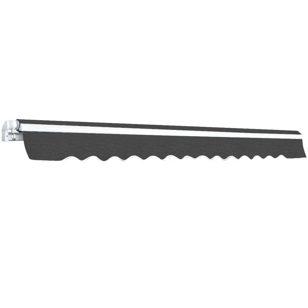 NNEVL Folding Awning Manual Operated 400 cm Anthracite