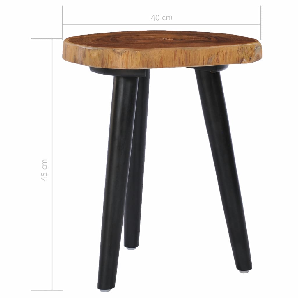 NNEVL Coffee Table 40x45 cm Solid Teak