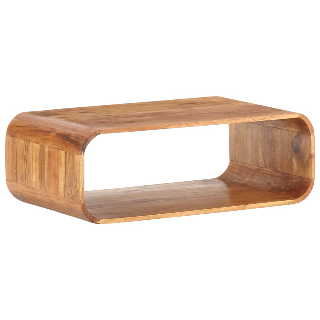 NNEVL Coffee Table 90x50x30 cm Solid Acacia Wood