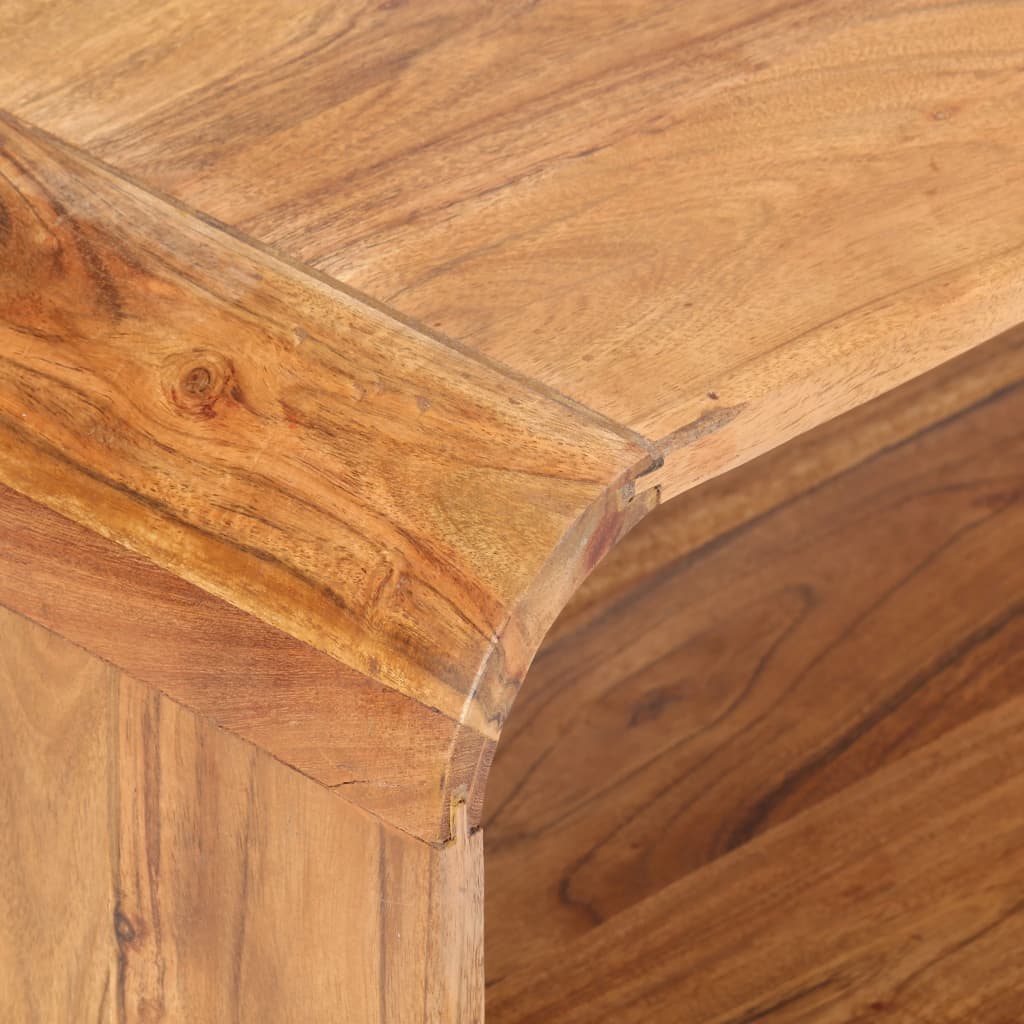 NNEVL Coffee Table 90x50x30 cm Solid Acacia Wood