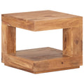 NNEVL Coffee Table 45x45x40 cm Solid Wood Acacia