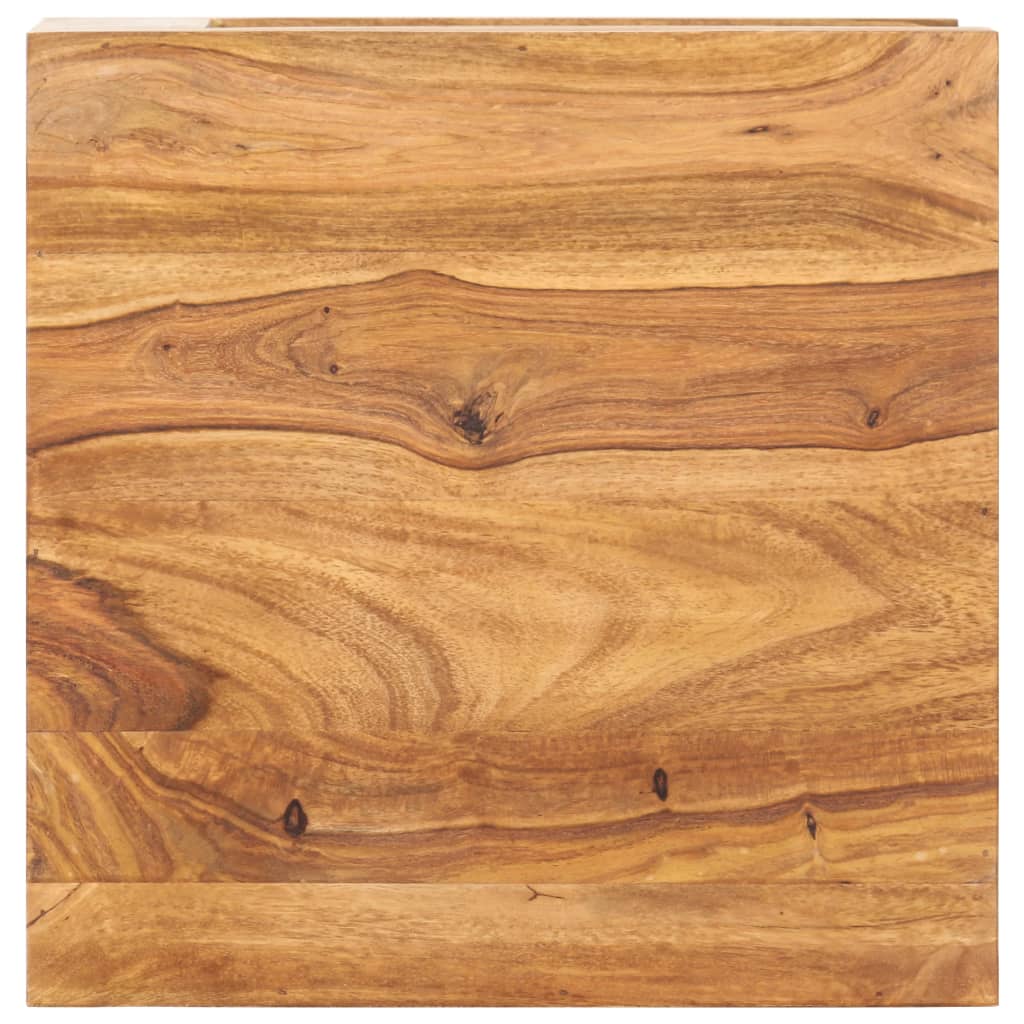 NNEVL Coffee Table 45x45x40 cm Solid Wood Acacia