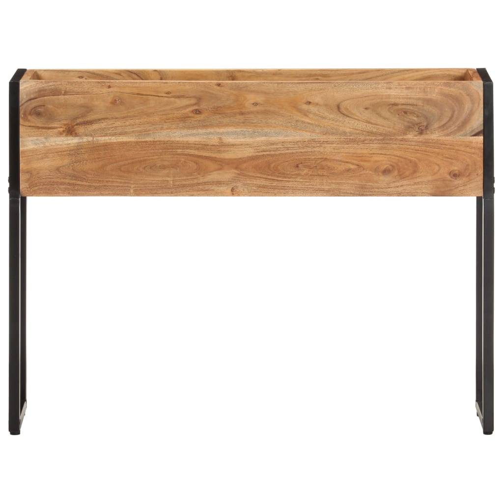 NNEVL Planter 90x20x68 cm Solid Acacia Wood