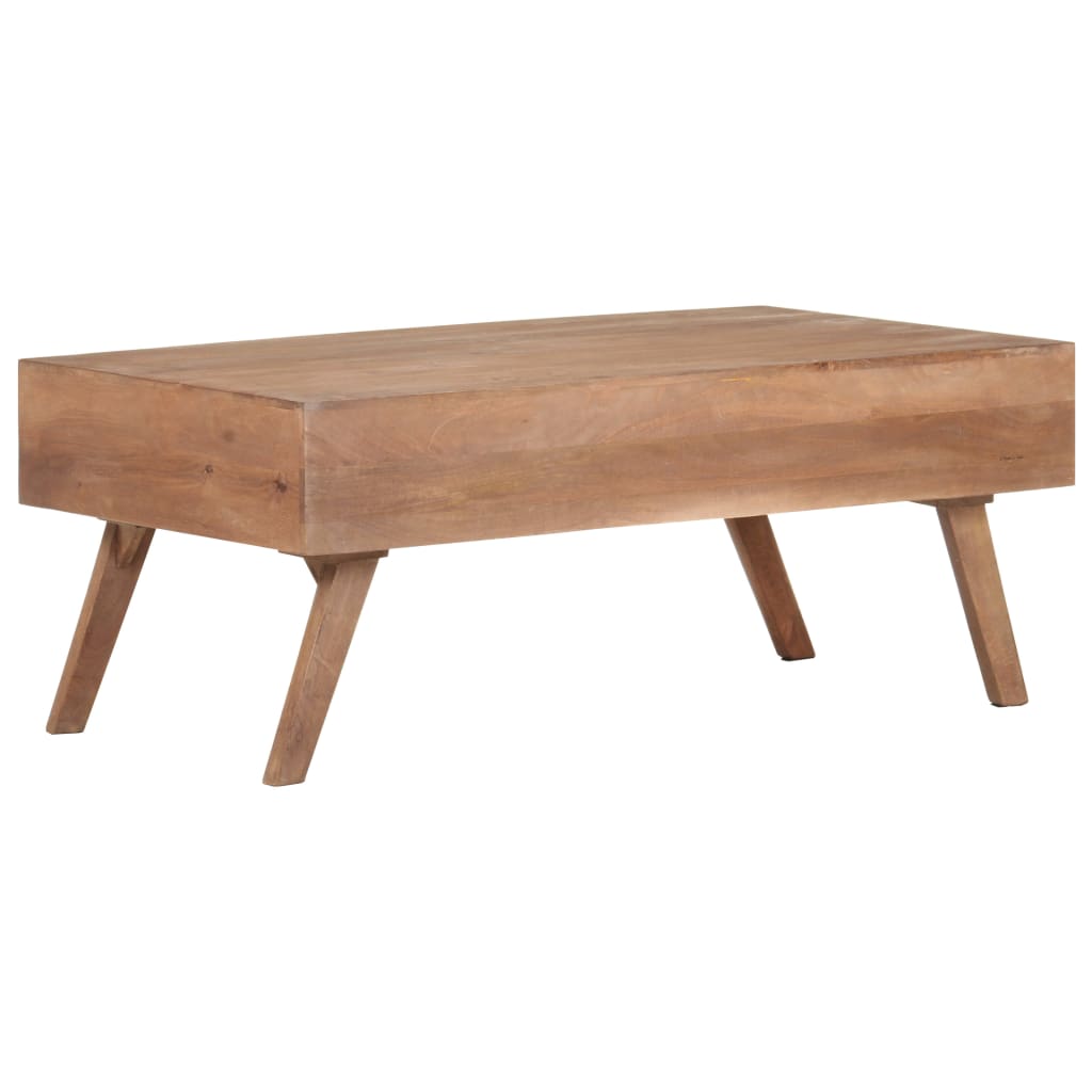 NNEVL Coffee Table 100x60x40 cm Solid Mango Wood