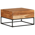 NNEVL Coffee Table 68x68x41 cm Solid Acacia Wood