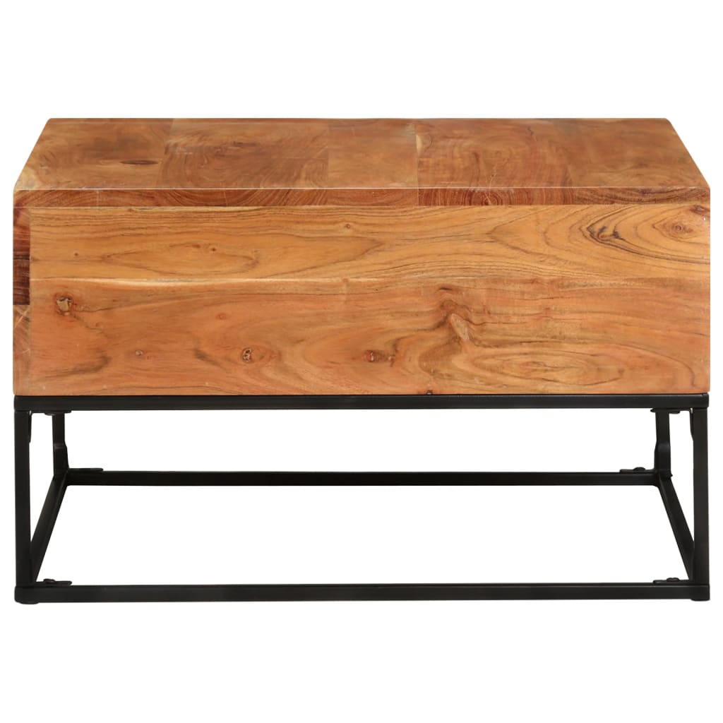 NNEVL Coffee Table 68x68x41 cm Solid Acacia Wood