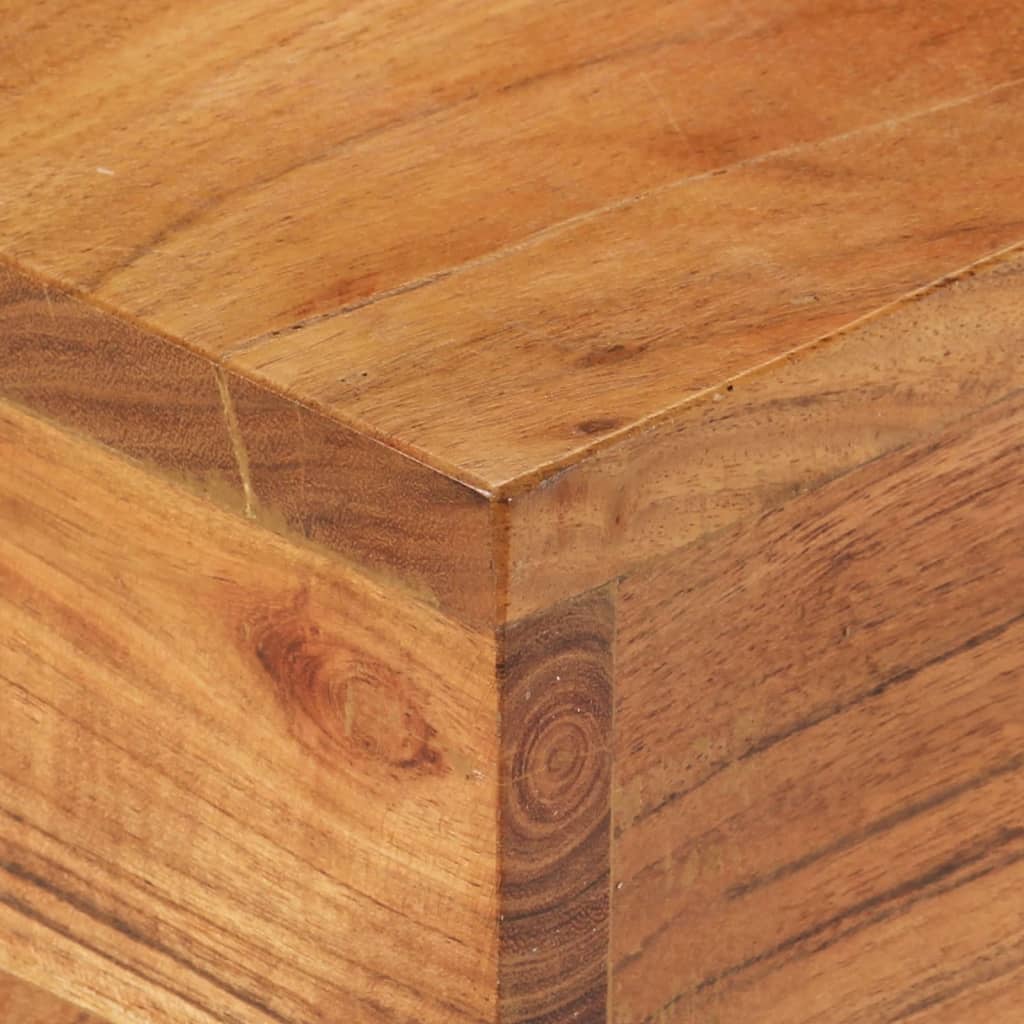 NNEVL Coffee Table 68x68x41 cm Solid Acacia Wood