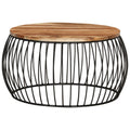 NNEVL Coffee Table Ø68 cm Solid Acacia Wood