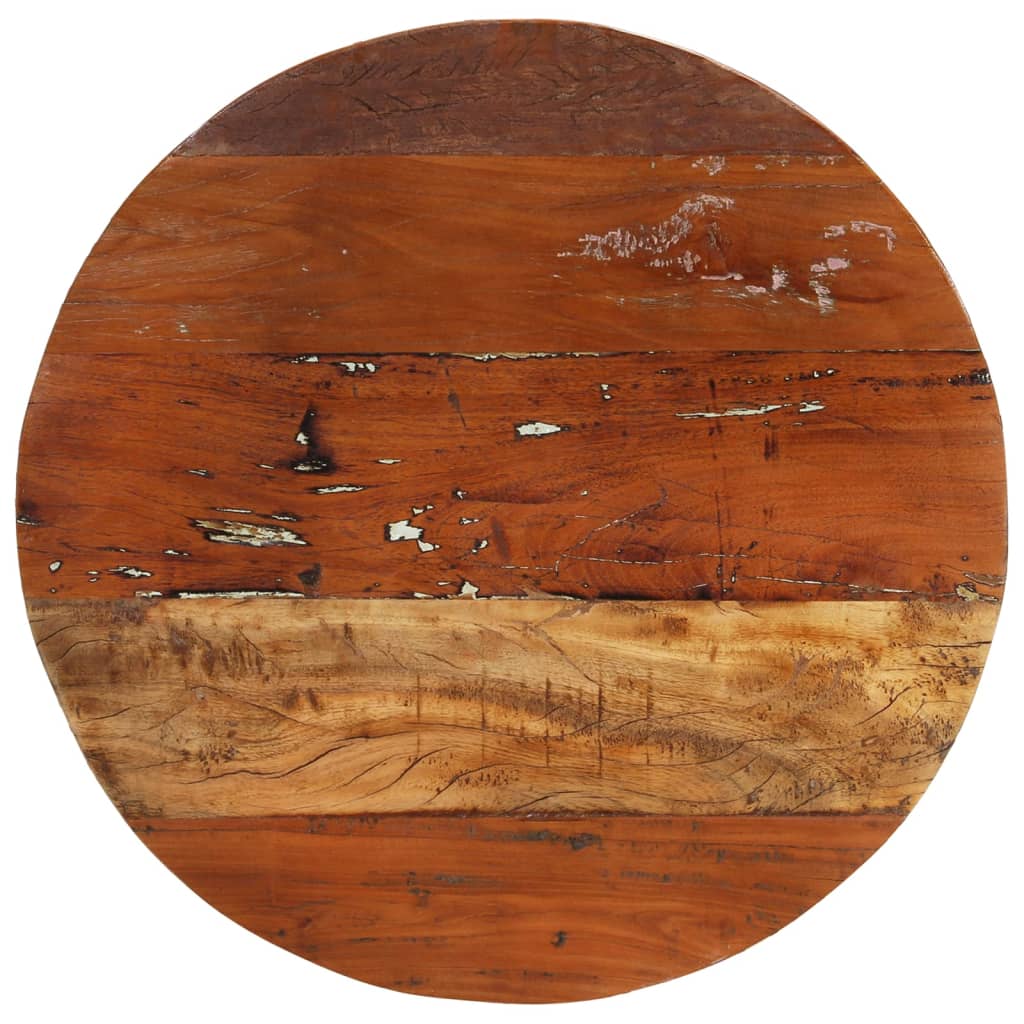 NNEVL Coffee Table Ø68 cm Solid Reclaimed Wood