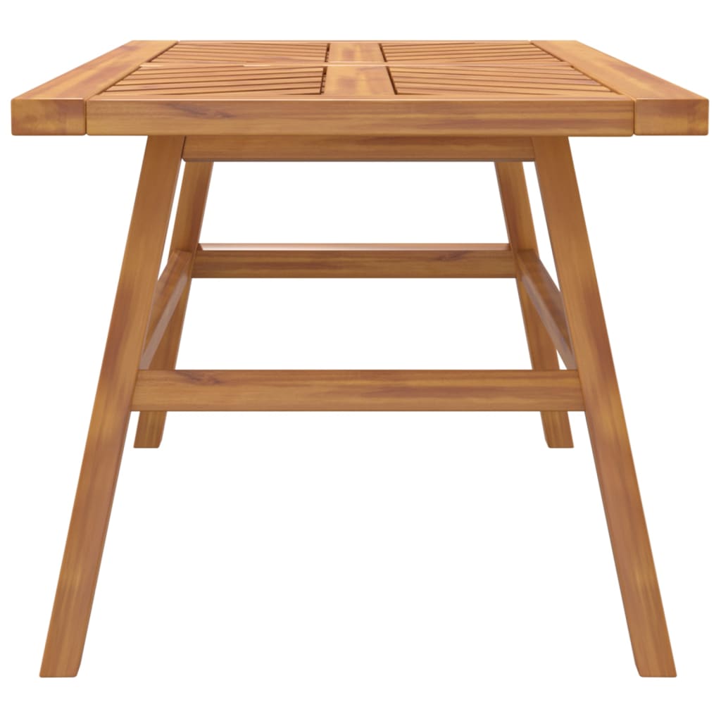 NNEVL Coffee Table 100x50x45 cm Solid Wood Acacia