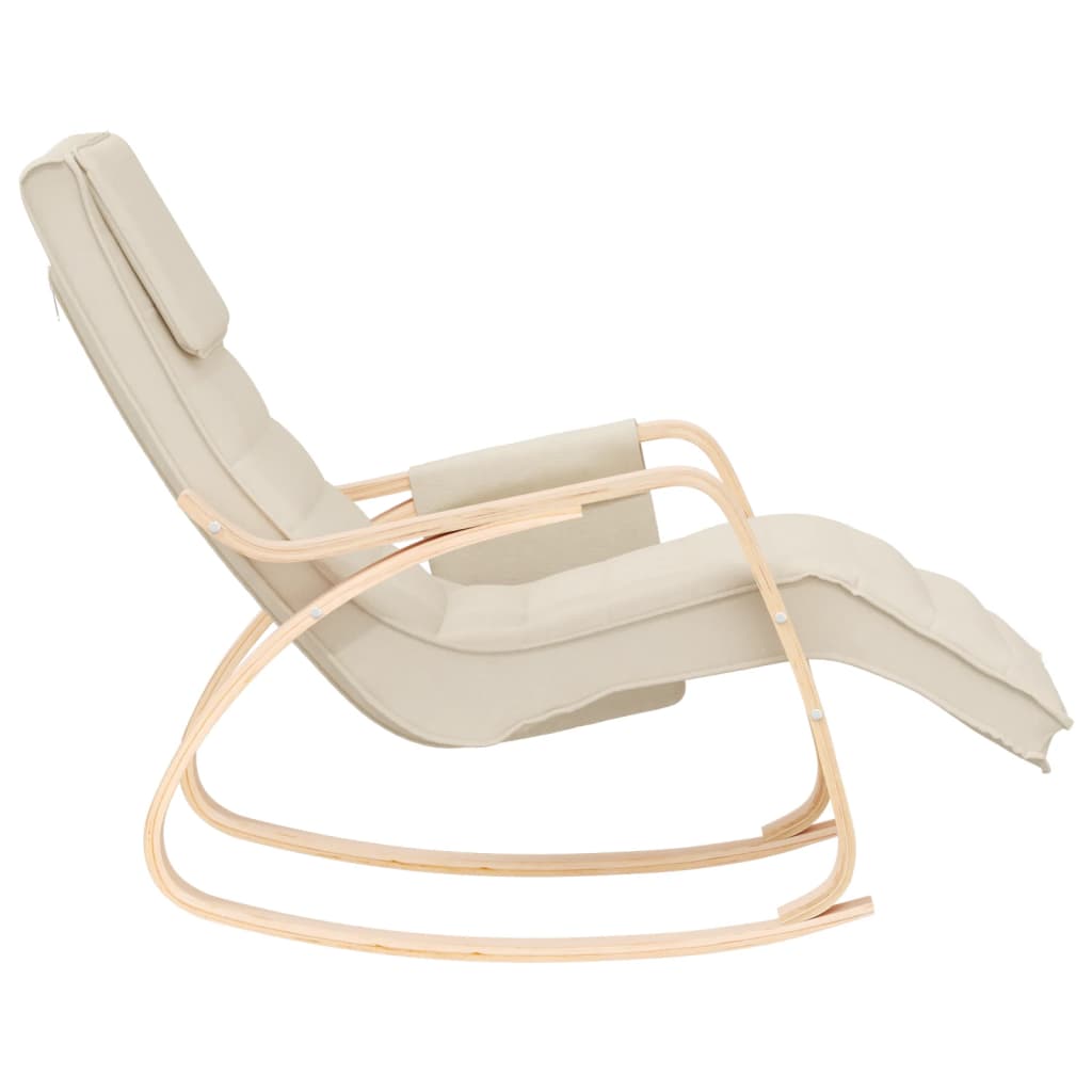 NNEVL Rocking Chair Cream Fabric