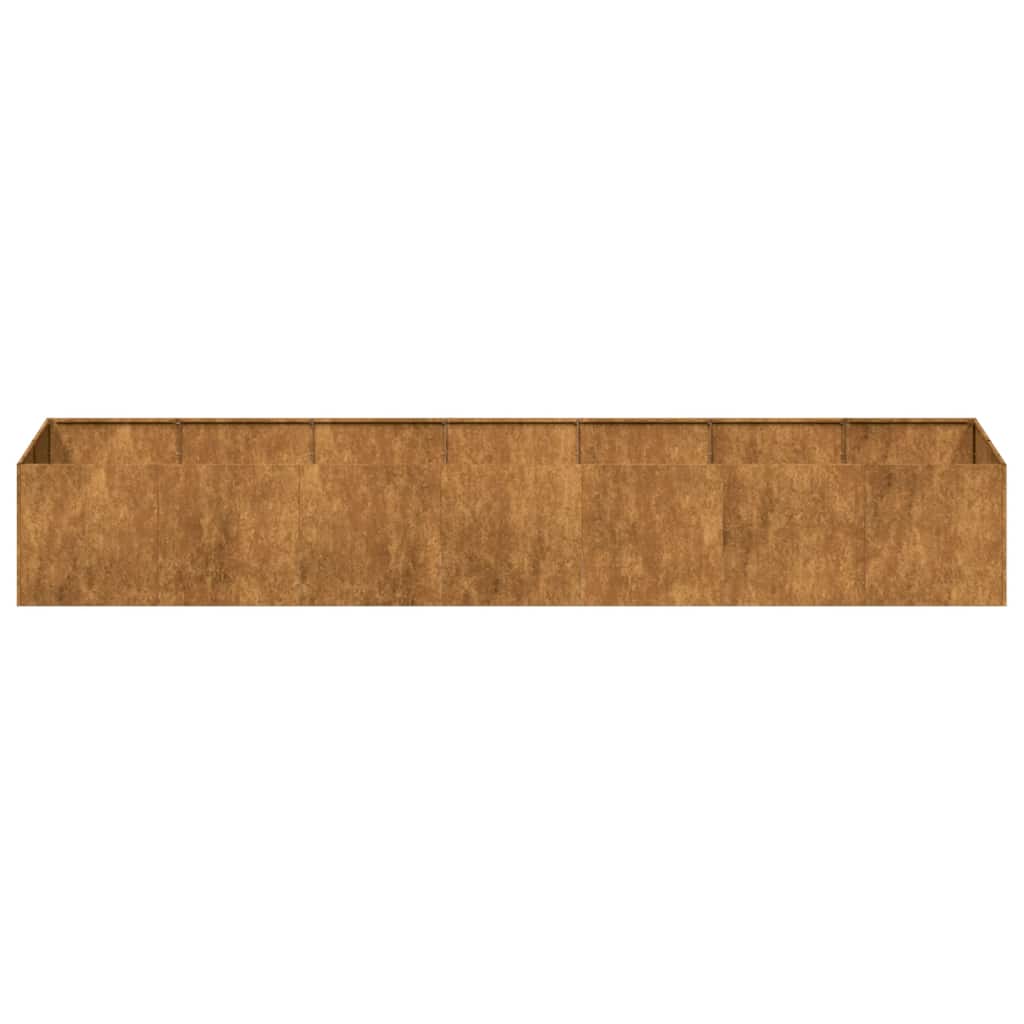 NNEVL Planter Rusty 280x80x40 cm Weathering Steel