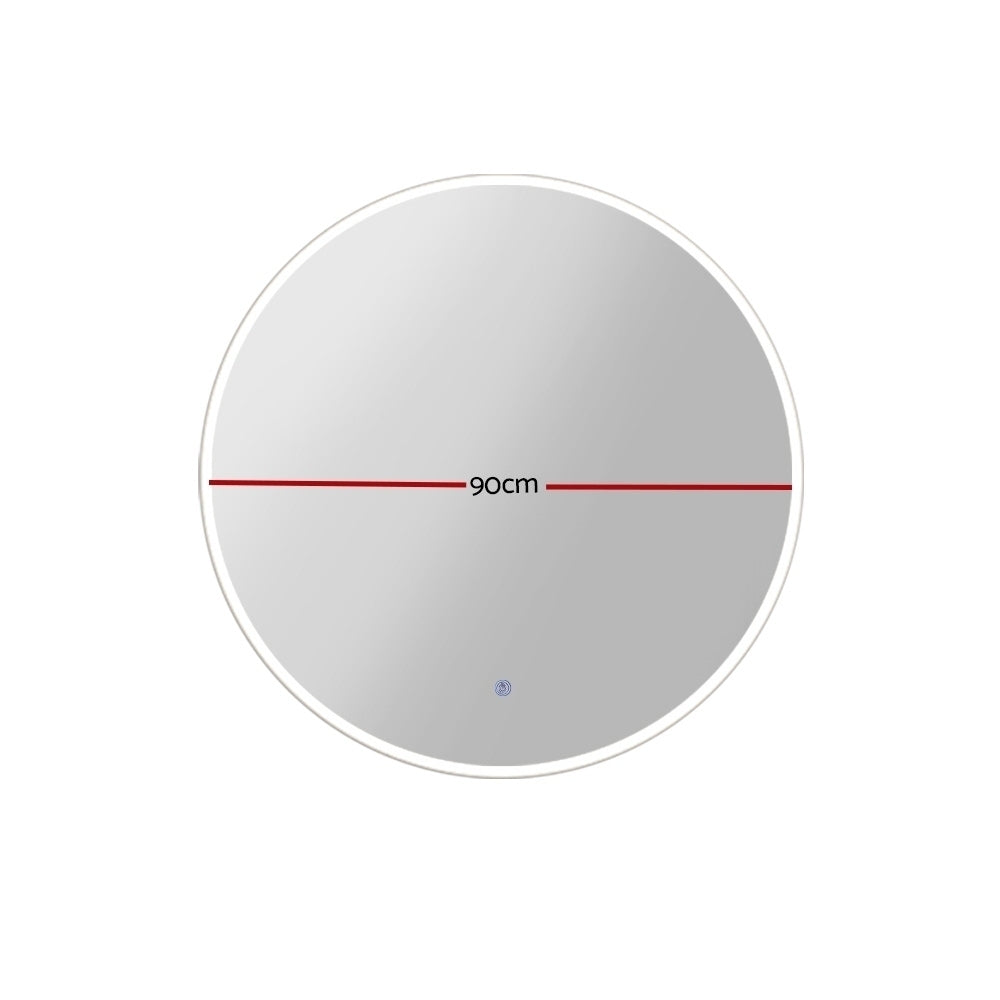 NNEDSZ LED Wall Mirror Bathroom Mirrors With Light 90CM