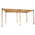 NNEDSZ Roof Pergola Gazebo Shed Matte Black Steel Brackets and Coffee Screen DIY Kits