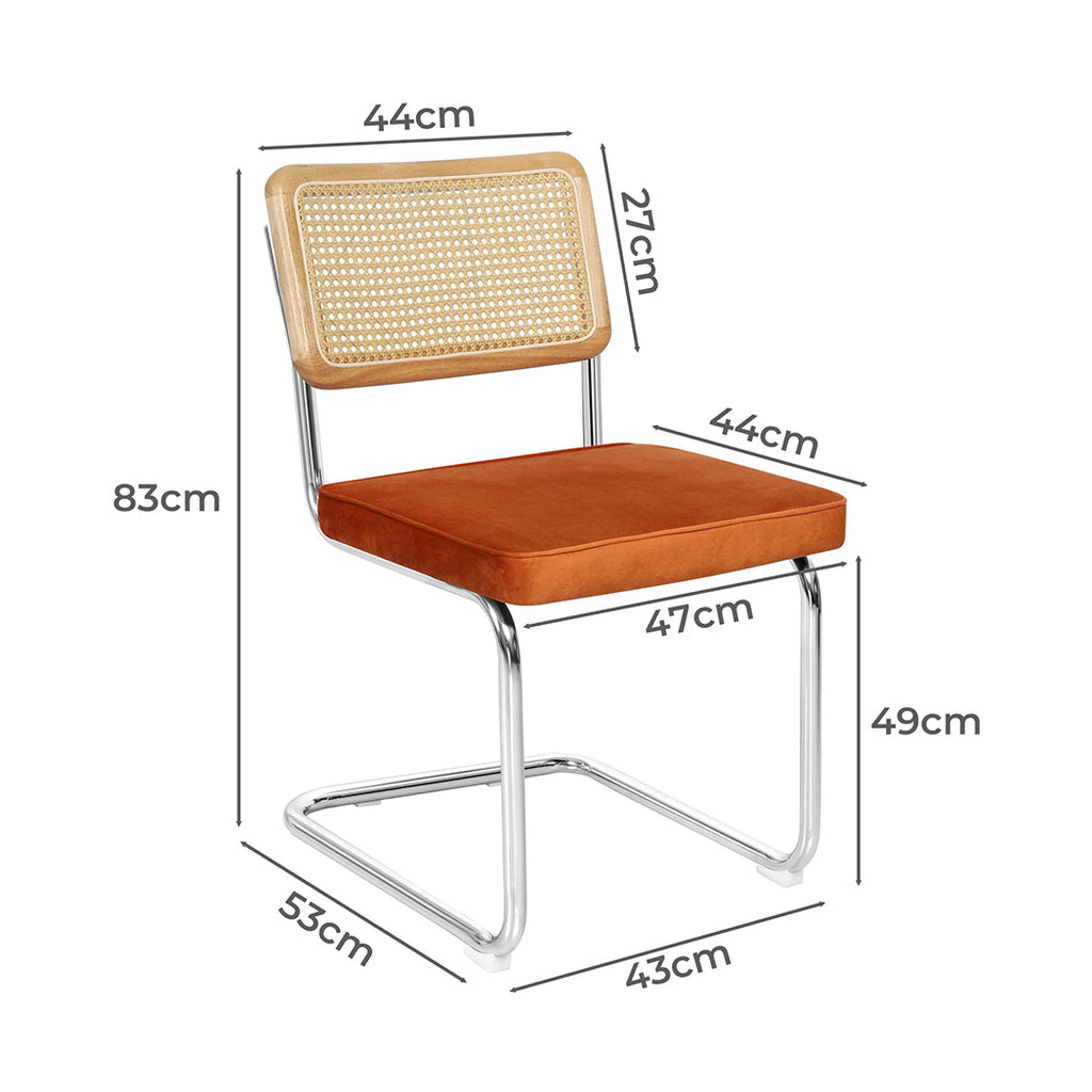 Levede 8xRattan Chair Dining Chairs