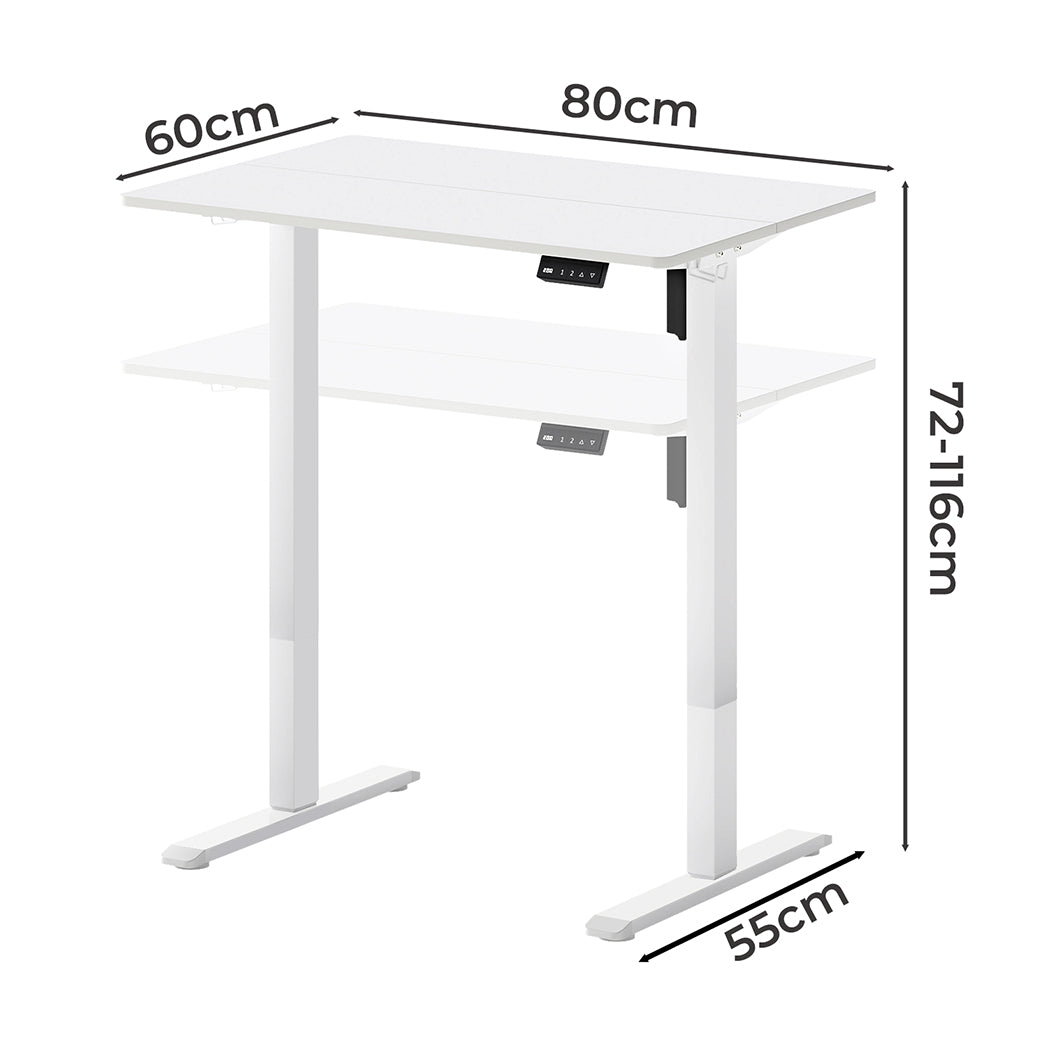 Levede Electric Standing Desk Height Adjustable 80cm