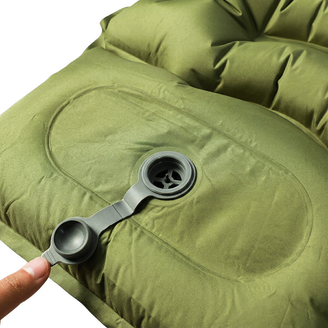 Mountview Camping Sleeping Pad Ultralight Inflatable Mattress Bed Pillow Hiking